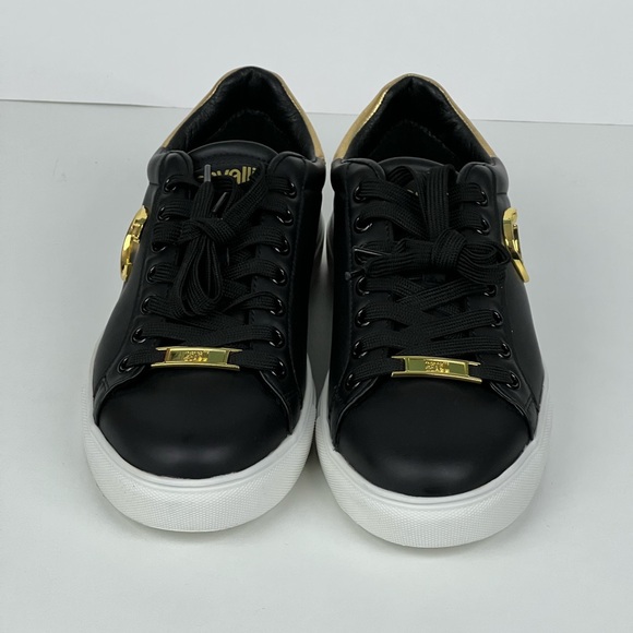 CAVALLI CLASS: Snake Embossed Logo Tennis Shoe, Size 9 Womens. New In Box - Picture 3 of 6